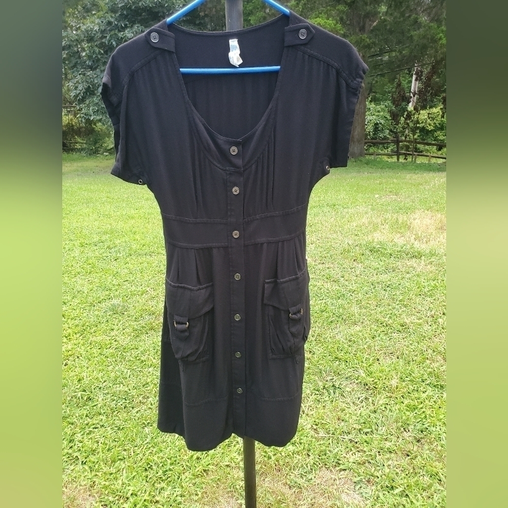 Bundle Only: Anthropologie Maeve Black Button‎ Down Dress Size 0